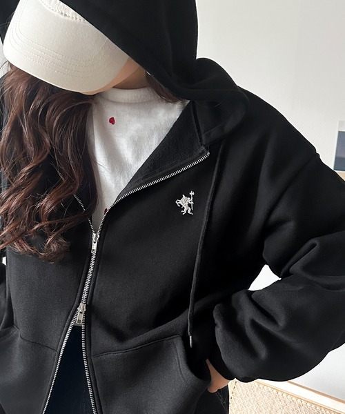 日本🇯🇵連線 Classical Elf 抓絨襯裡雙拉鍊連帽外套 連帽衫 雙拉鍊 夾克 外套 連帽外套 長袖 5色(任買兩件711免運)/預購