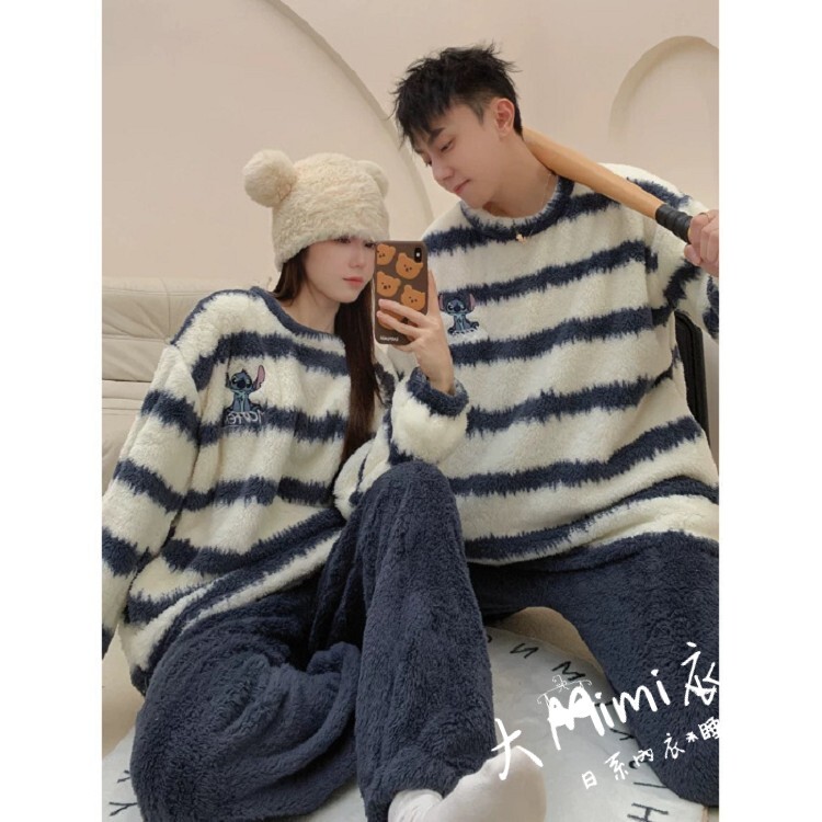 🔥暖呼呼系列-史迪奇法蘭絨睡衣