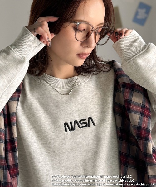 日本🇯🇵連線 JAVA x NASA 簡約刺繡抓絨衛衣 寬鬆 簡約風 大學T T恤 長袖 衛衣 2色(任買兩件711免運)/預購