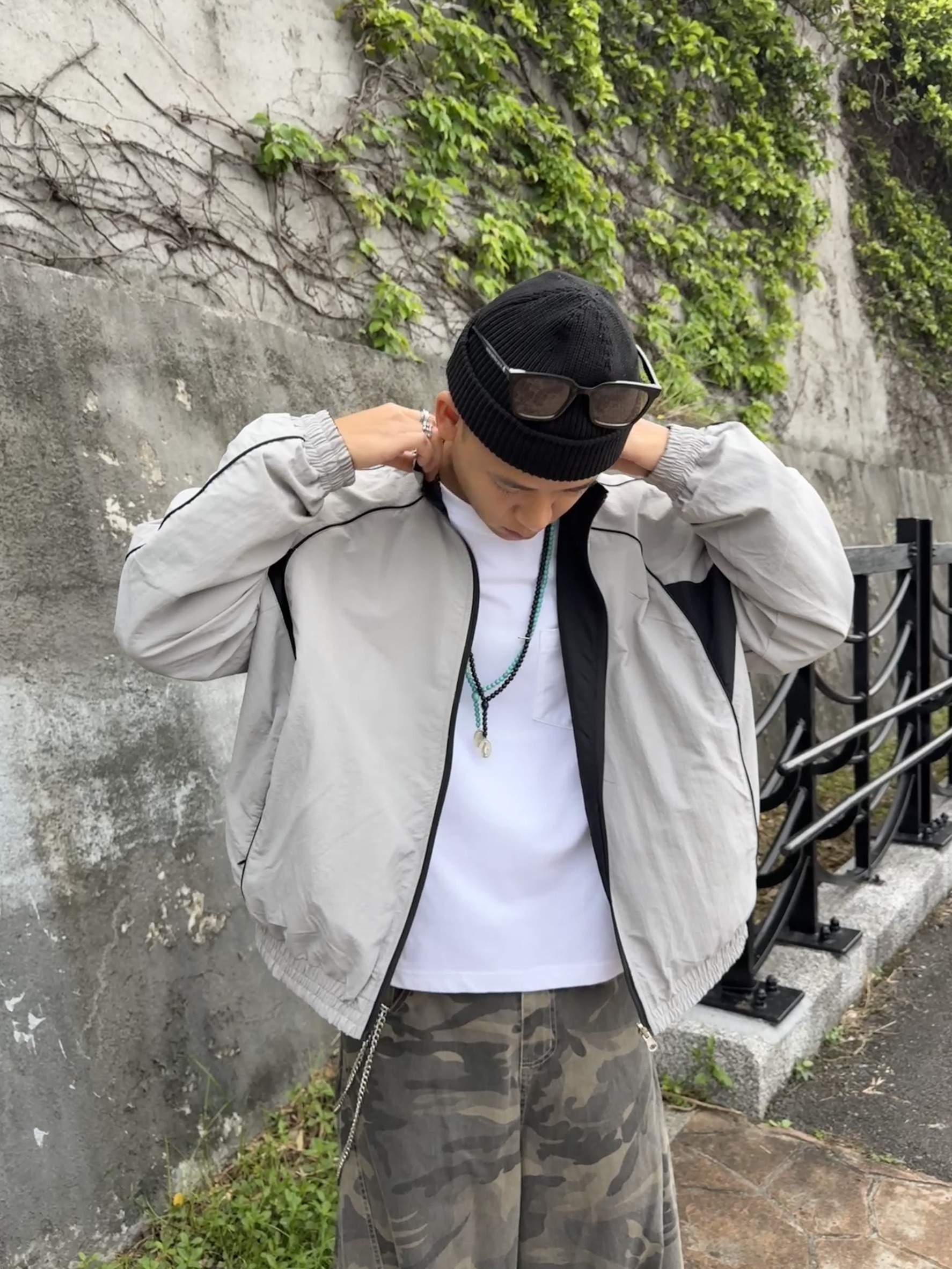 雙面穿機能運動防風外套
