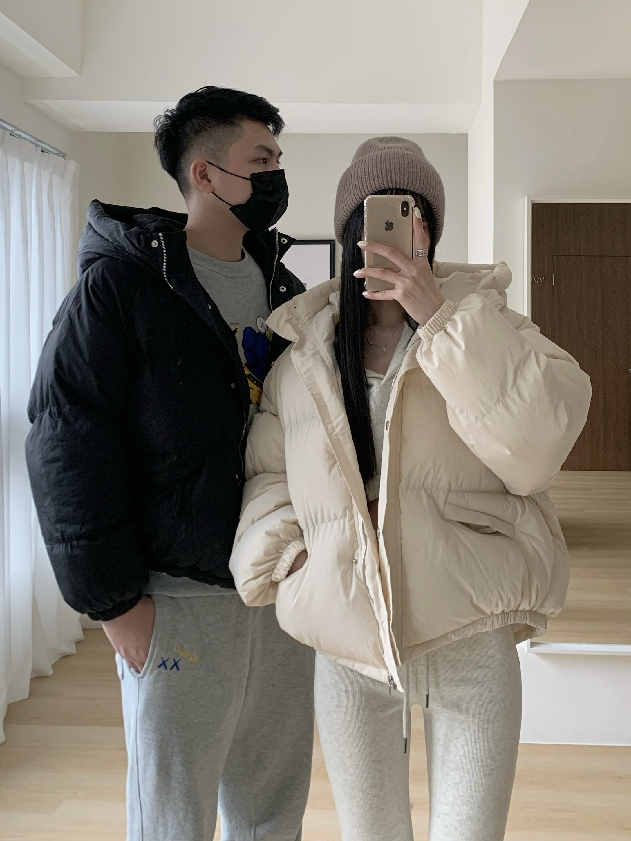 暖呼呼連帽胖胖麵包外套