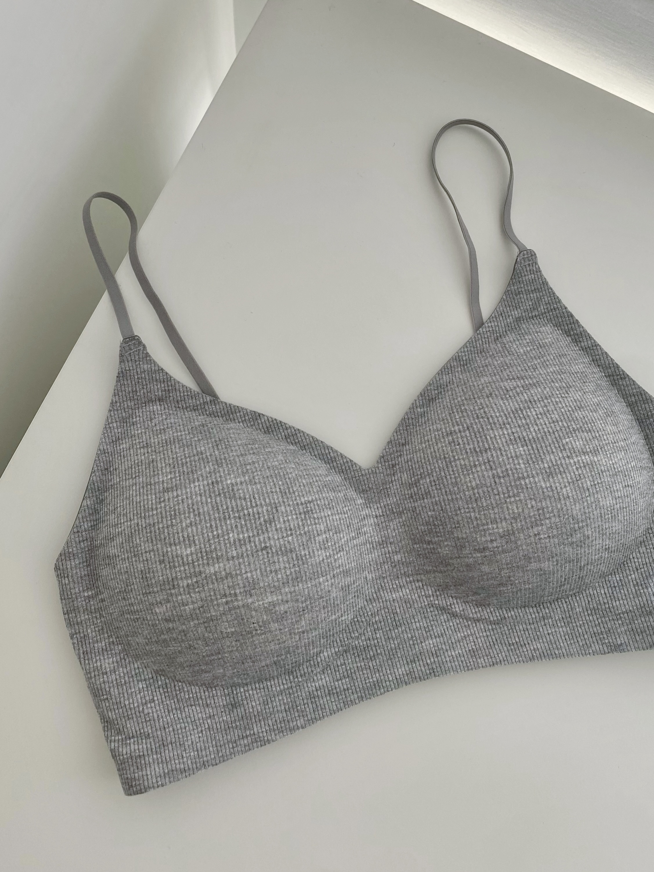 螺紋美胸無鋼圈成套內衣