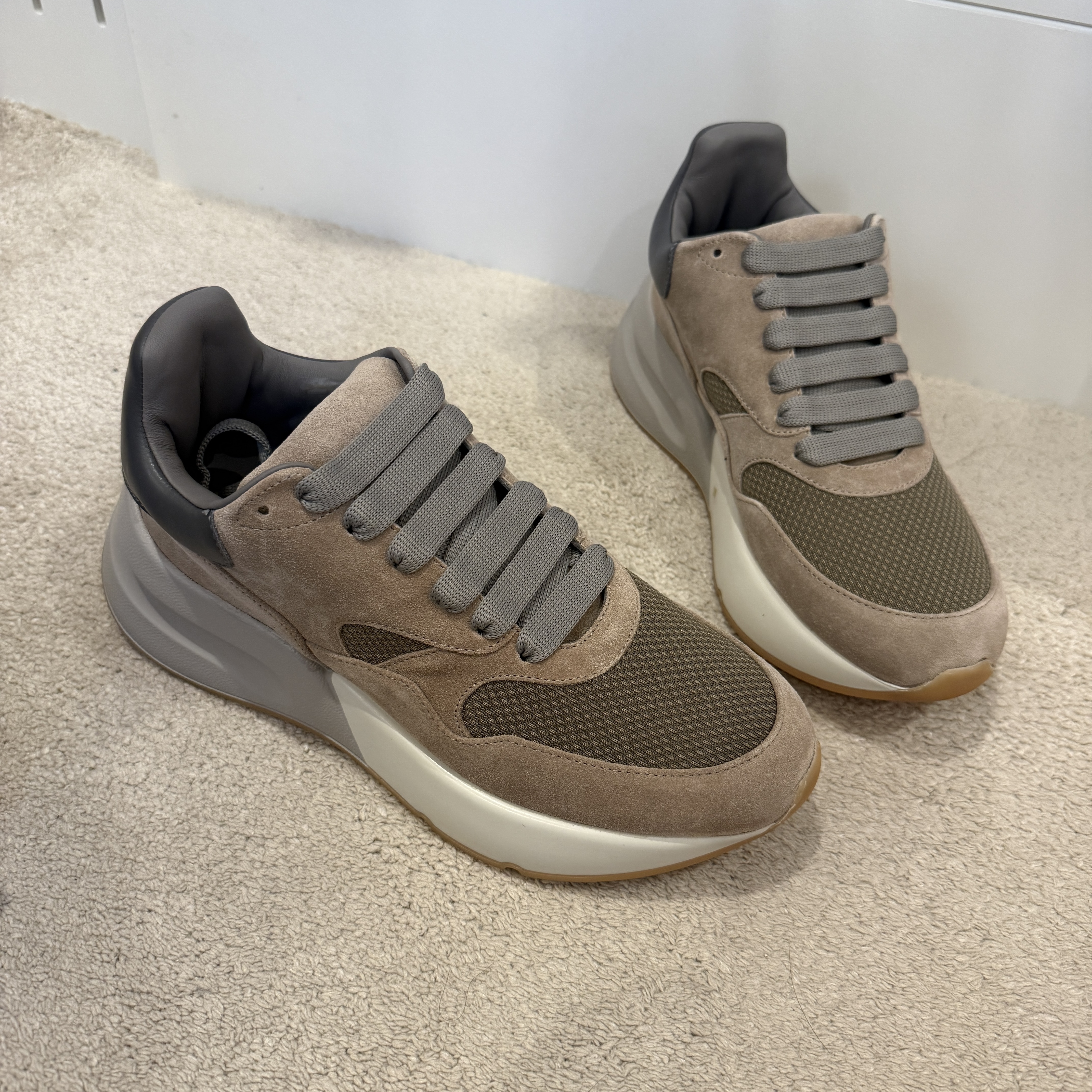 Alexander McQueen oversized sneakers grey