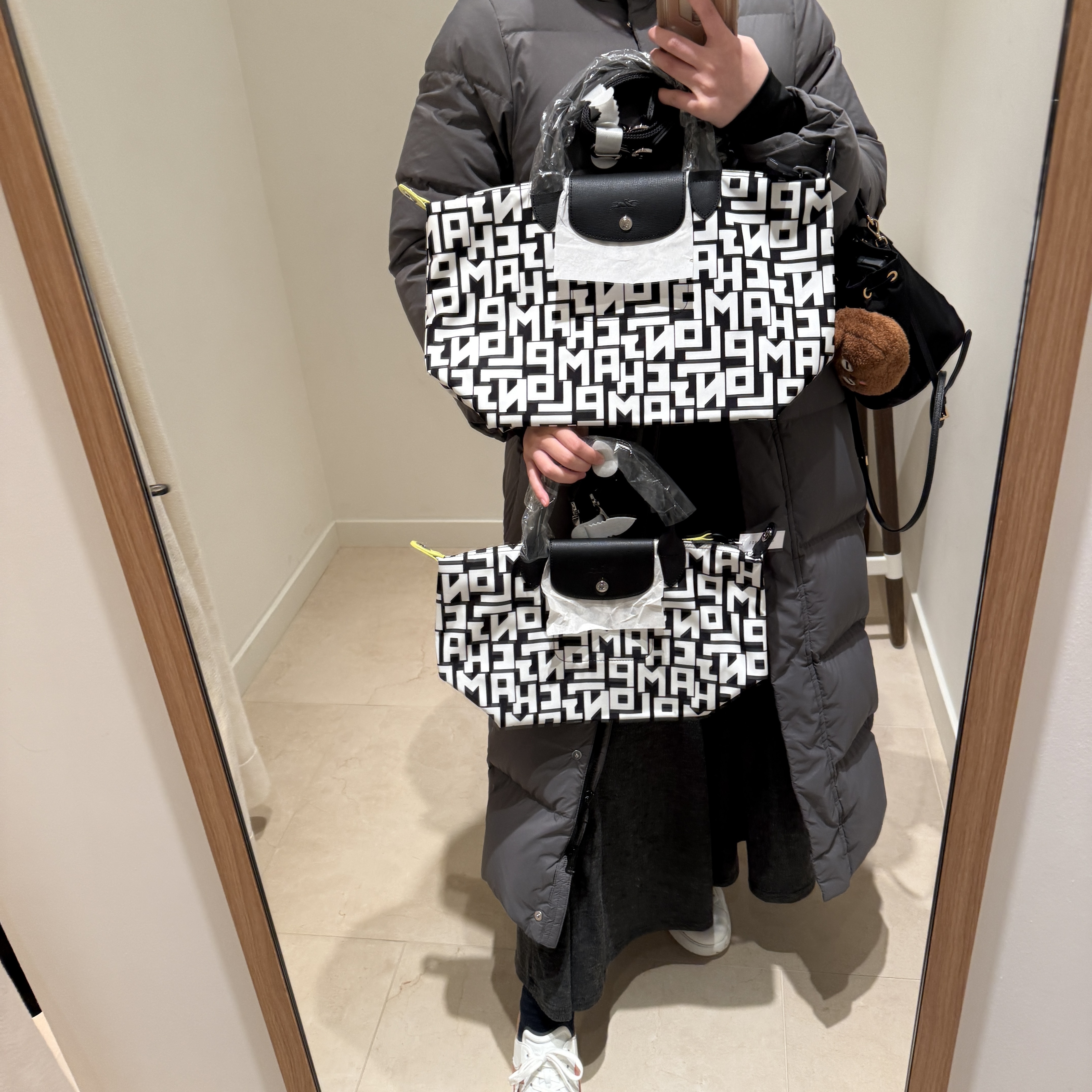 Longchamp Le Pliage Letter Neo M Bag