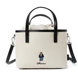 [S] WHO.A.U Steve Canvas Tote Bag, (19)Black, FREE, WHBGF2212A19 (SWAU579)