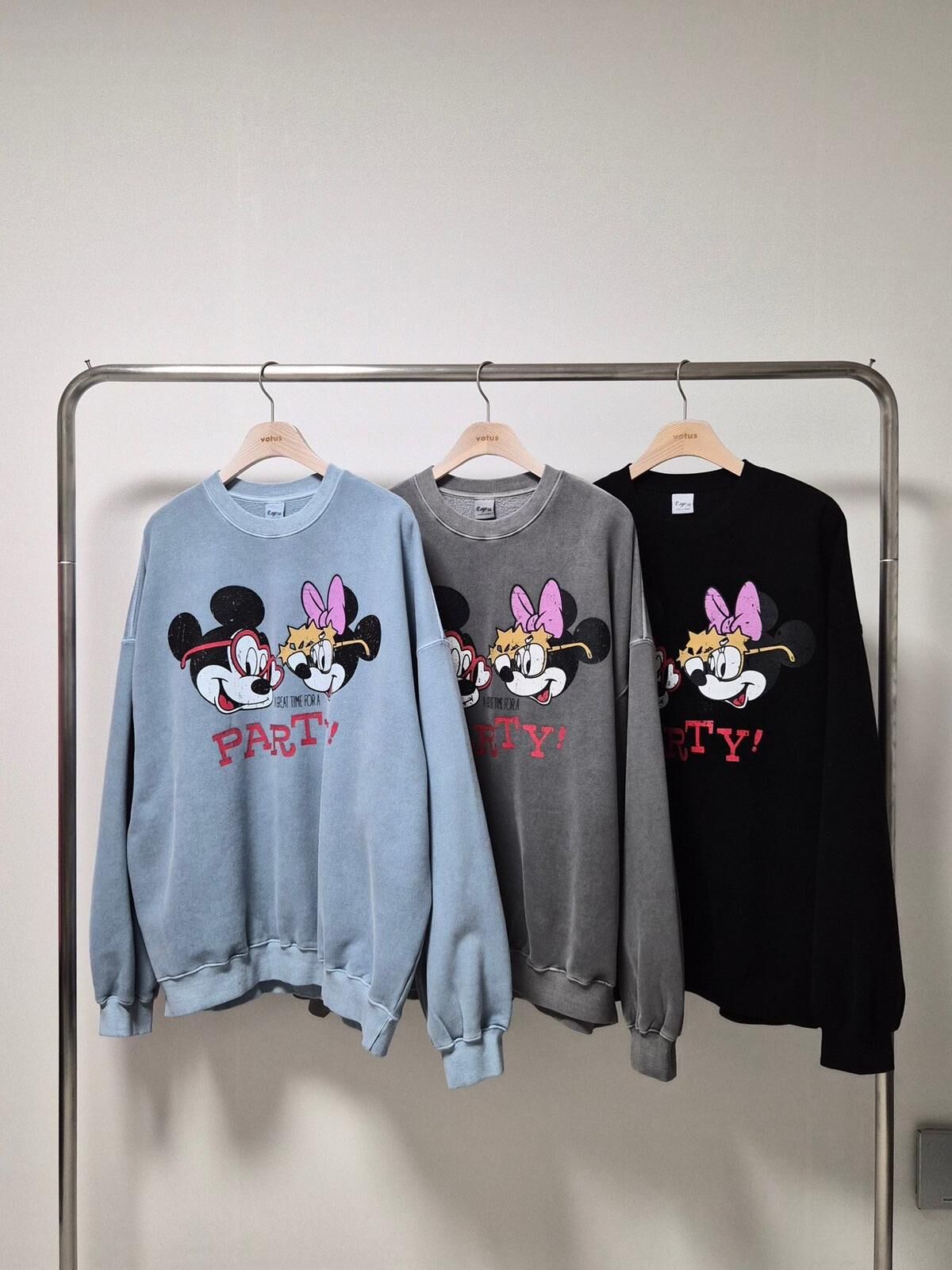 卡通圖案英文字衛衣(薄抓毛底) Votus-196T