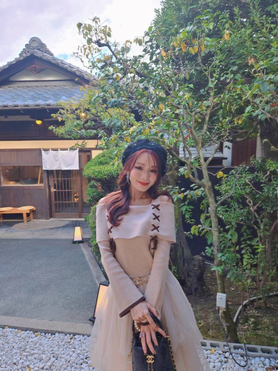 🎄日貨✨️復古珍珠腰鏈（金色）