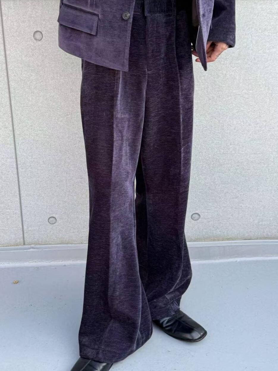 淨色喇叭西褲 C_y-133P