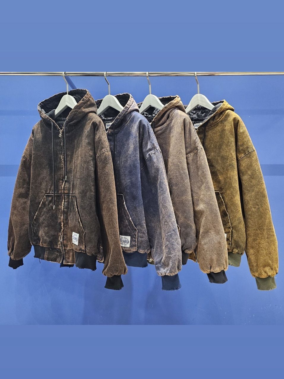 紮染連帽拉鍊外套 COVILL-242JK