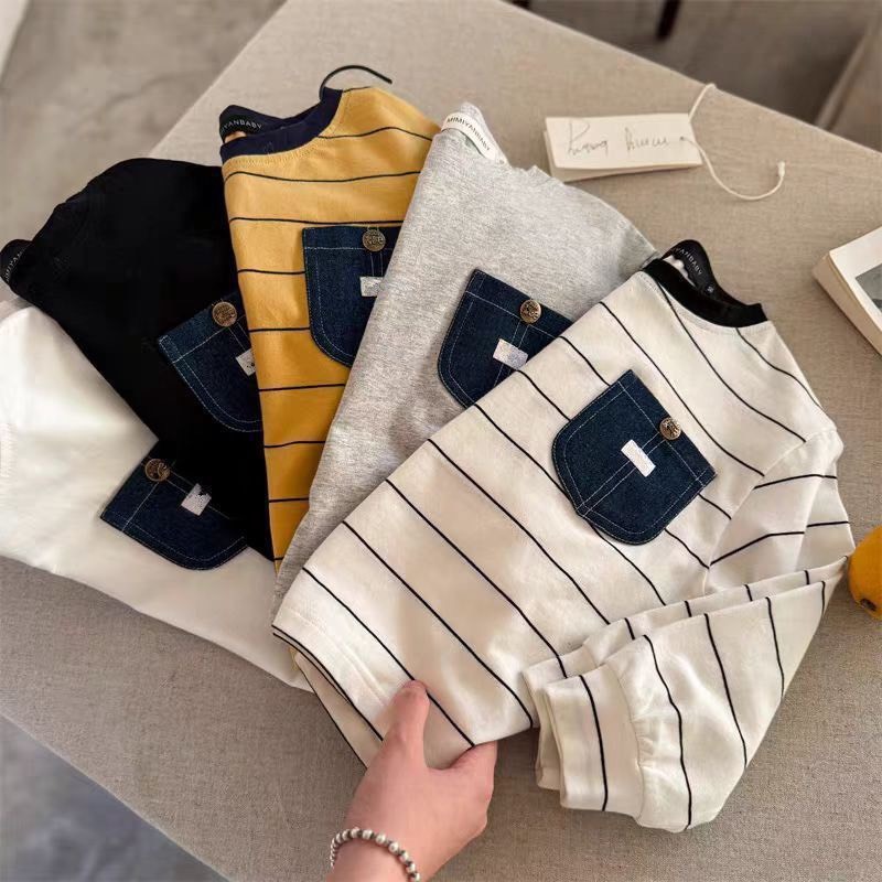 牛仔小口袋造型上衣