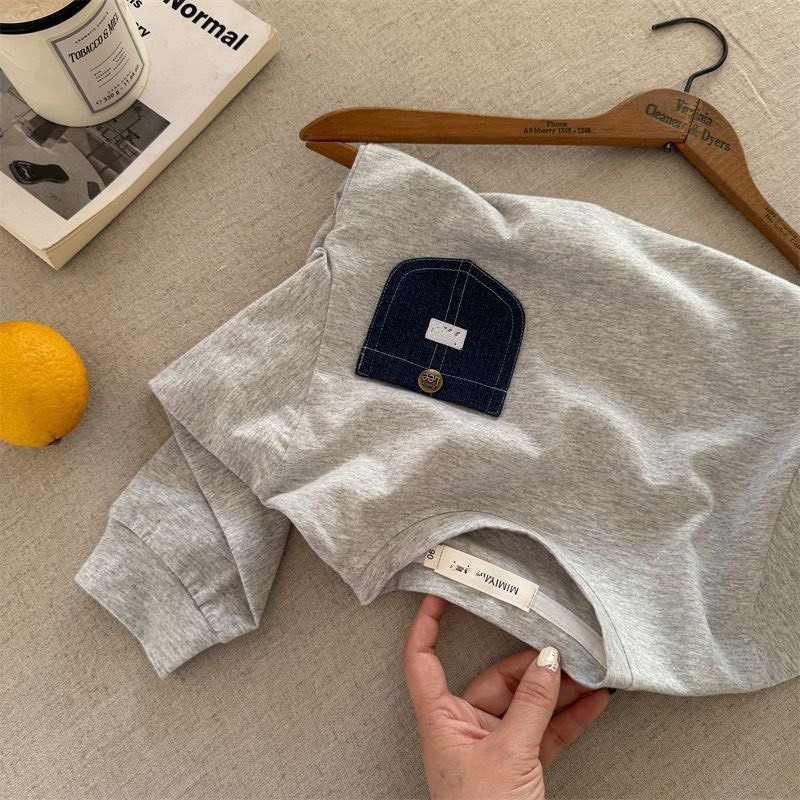 牛仔小口袋造型上衣