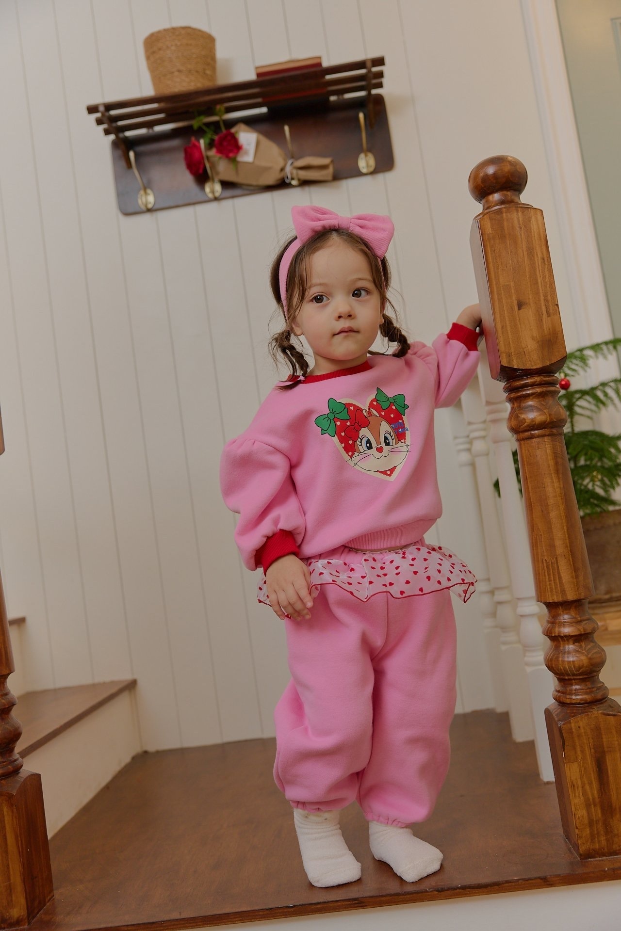 Sera Bebe Heart Shiny Frill Set