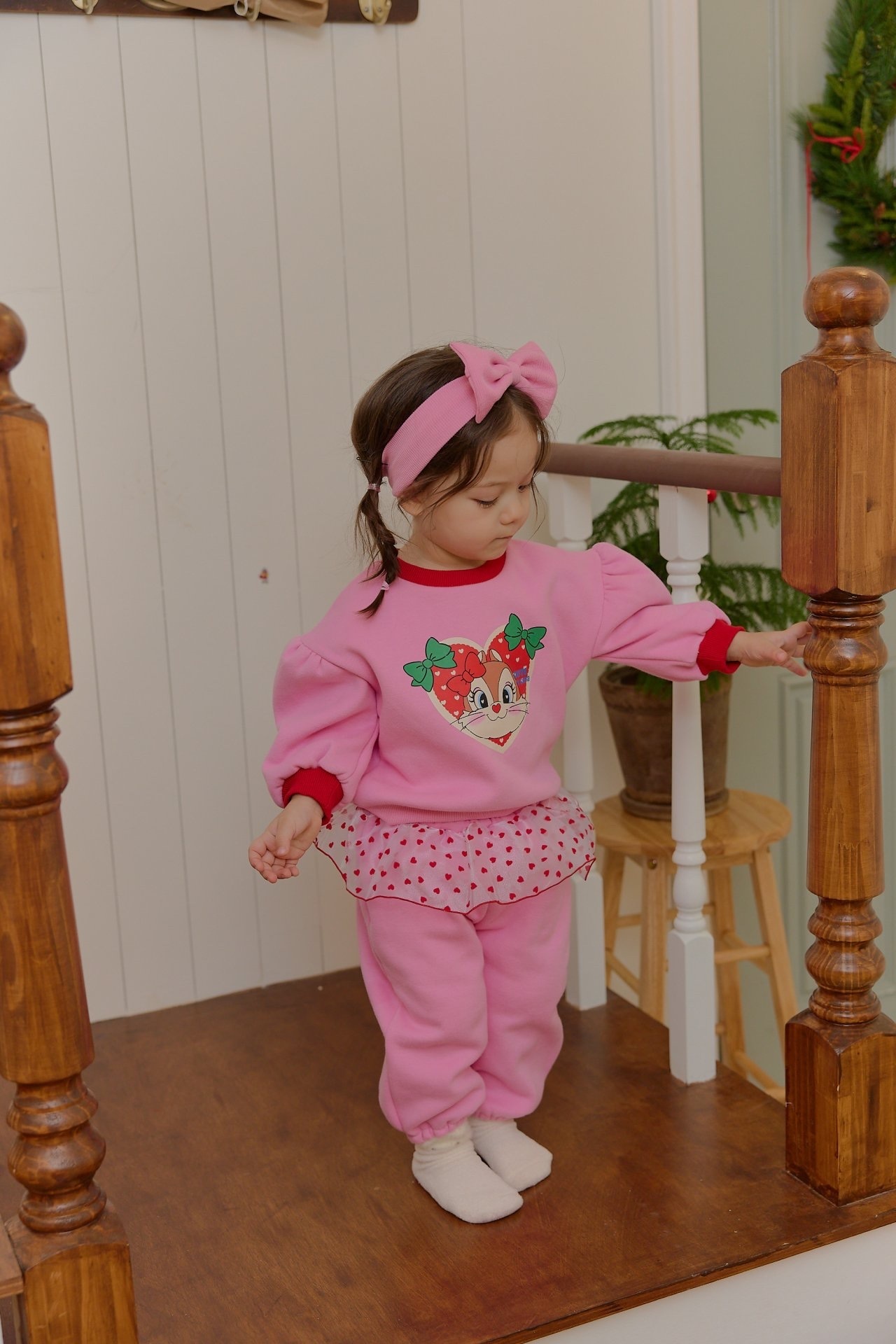 Sera Bebe Heart Shiny Frill Set