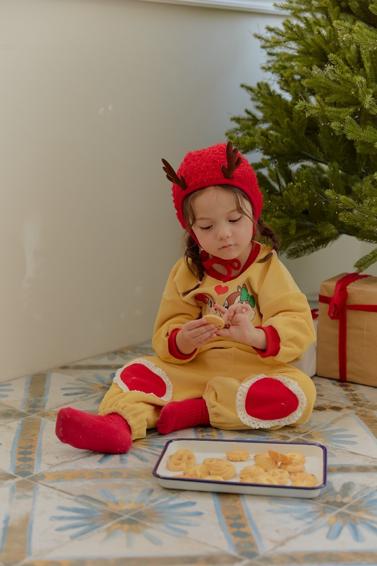 Sera Bebe Knee Heart Squirrel Set