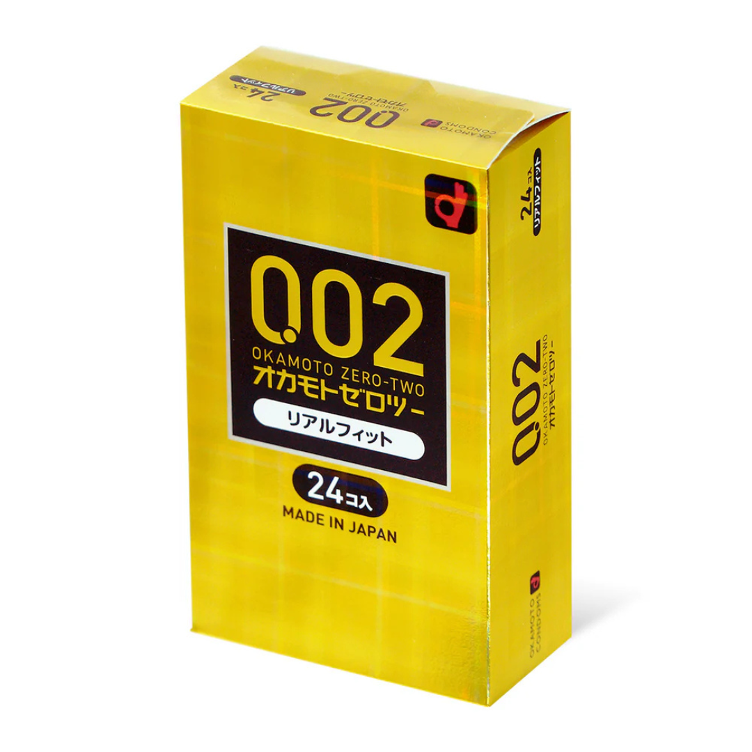岡本 0.02 真貼身 (日本版) 24 片裝 PU 安全套