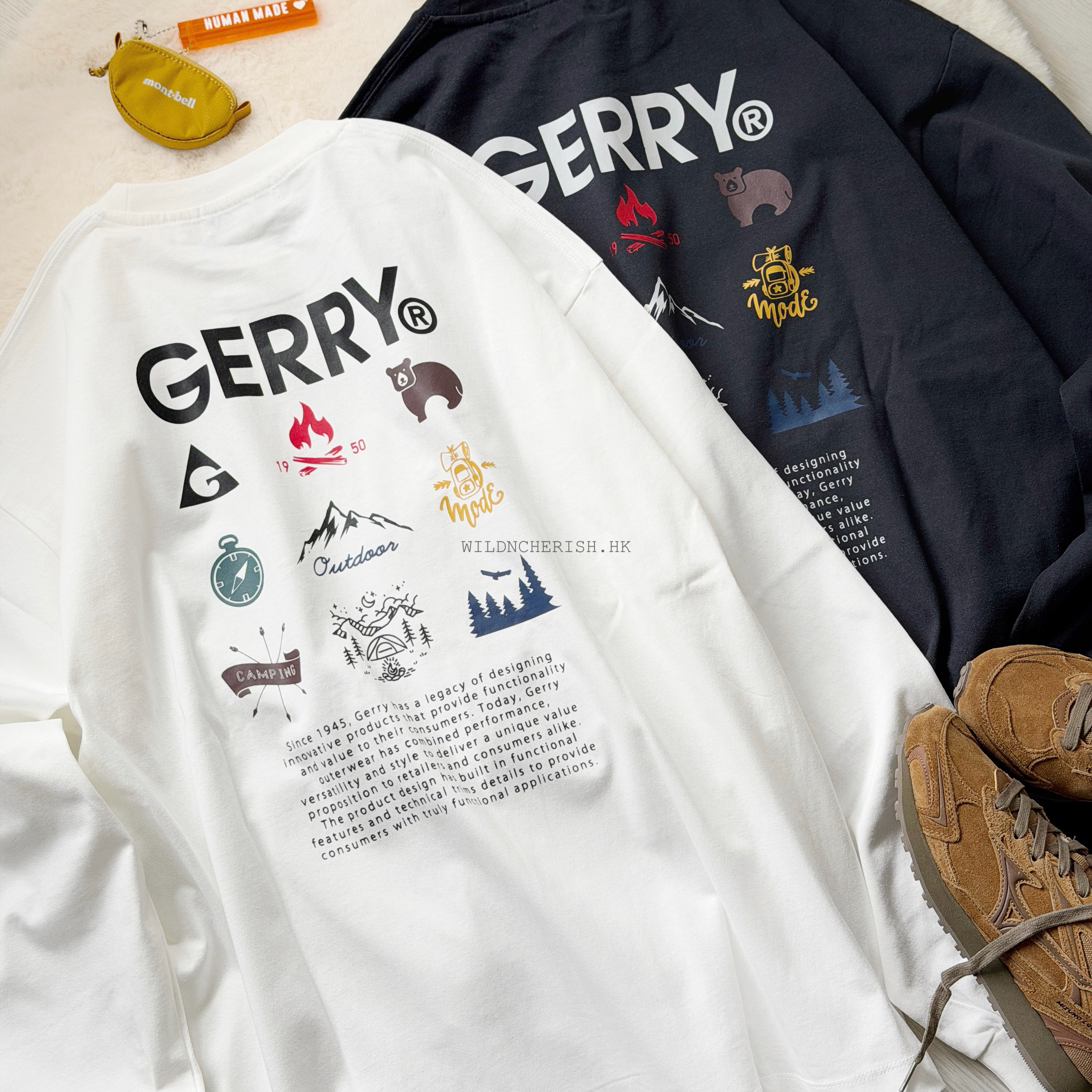 現貨 | Gerry Japan Exclusive Back Print L/S T-Shirt 露營主題