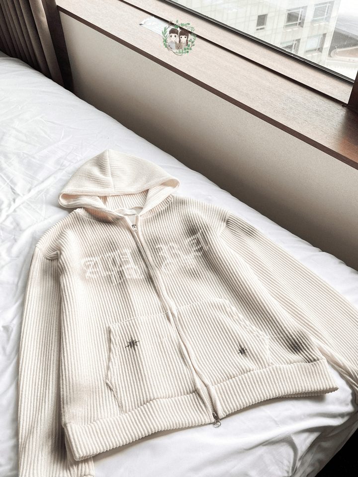 Low-key Unisex Knit Zip Hoodie〈🇰🇷DAY 1〉
