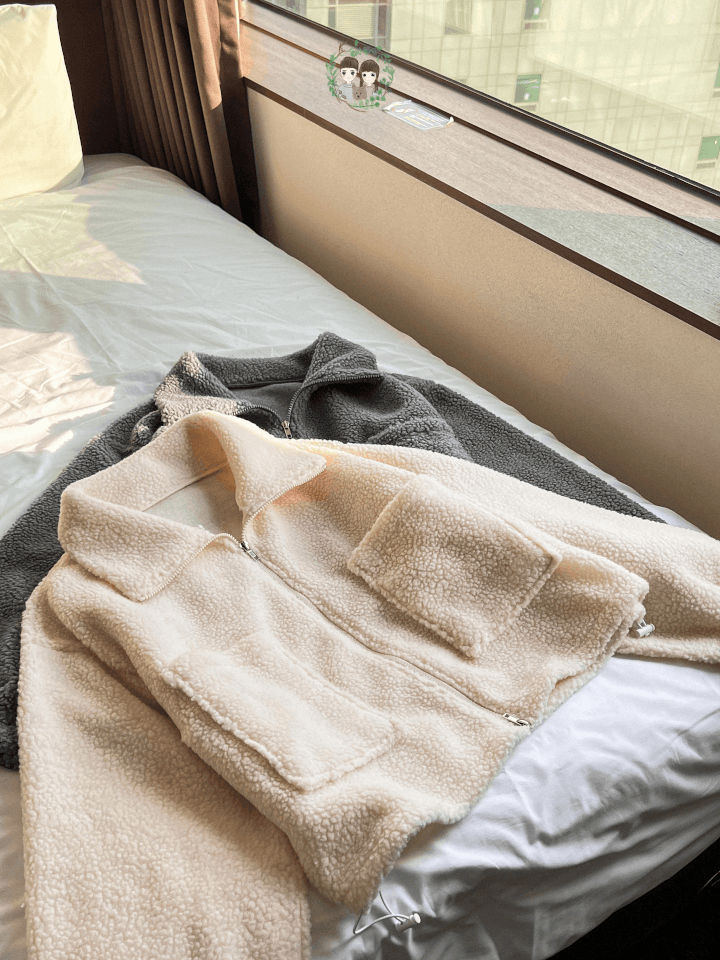 可愛大口袋羊羔毛翻領外套〈🇰🇷DAY 1〉