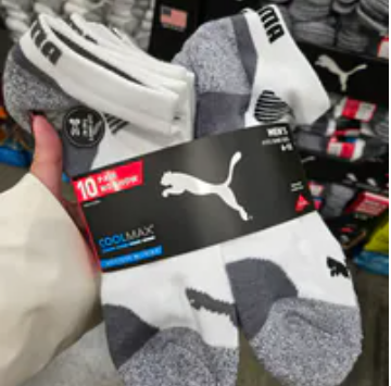 [U] CW PUMA 1489812 MEN'S MOISTURE CONTROL SPORT SOCKS, 888435268949 (UCW40)