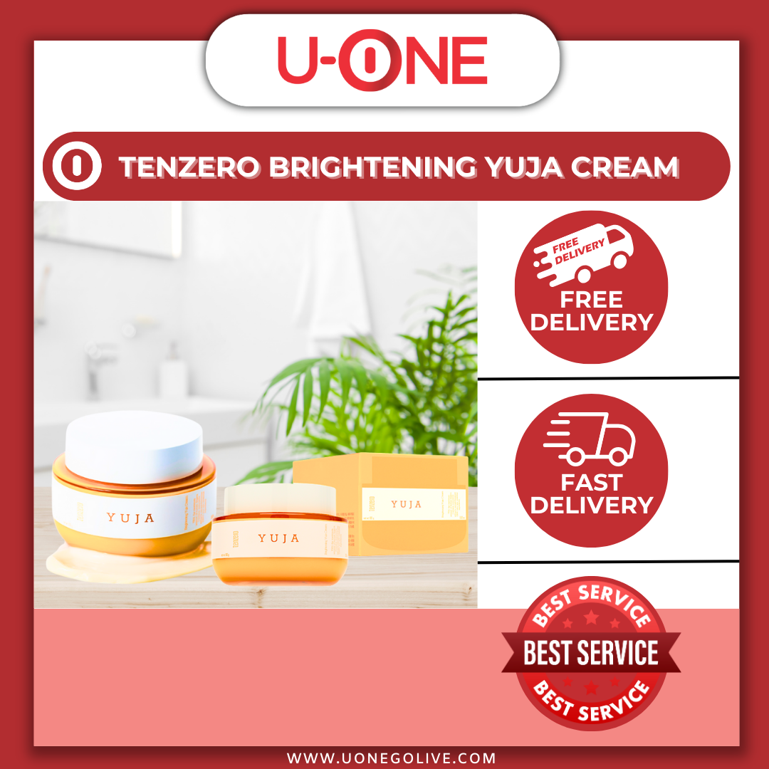 U-ONE | Korea | Tenzero | Brightening Yuja Cream | 100g | Skin Care | Ready Stock