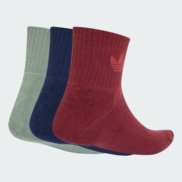 Adidas 愛迪達 1::4 Socks 3p JI9495 中筒襪 3雙入 紅 深藍 綠