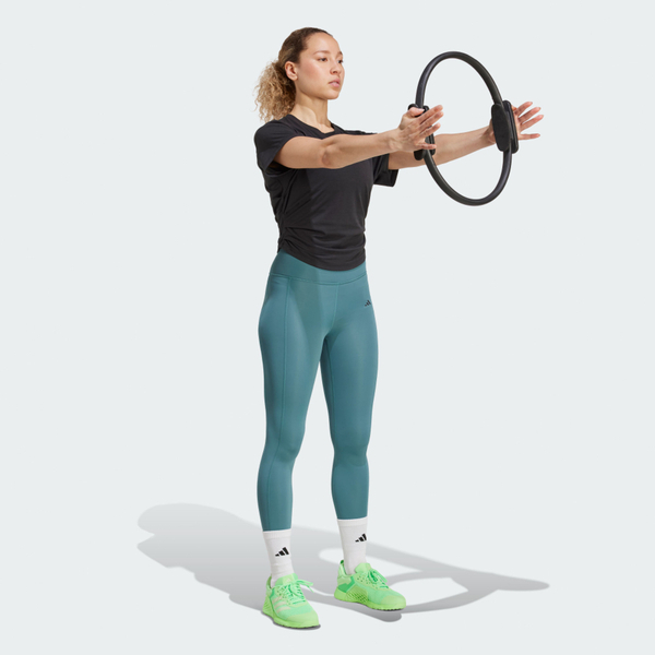 Adidas 愛迪達 Power Tee JX1190 女 T恤 運動上衣 休閒短袖 短版上衣 黑 亞版