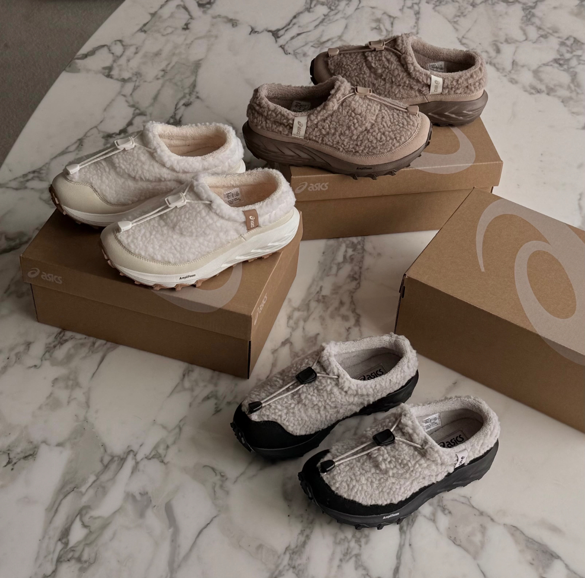 ASICS Gel-Sonoma WT 泰迪熊毛絨拖鞋 抽繩 毛毛拖鞋 厚底 復古 慢跑鞋 泰迪鞋 3色/預購