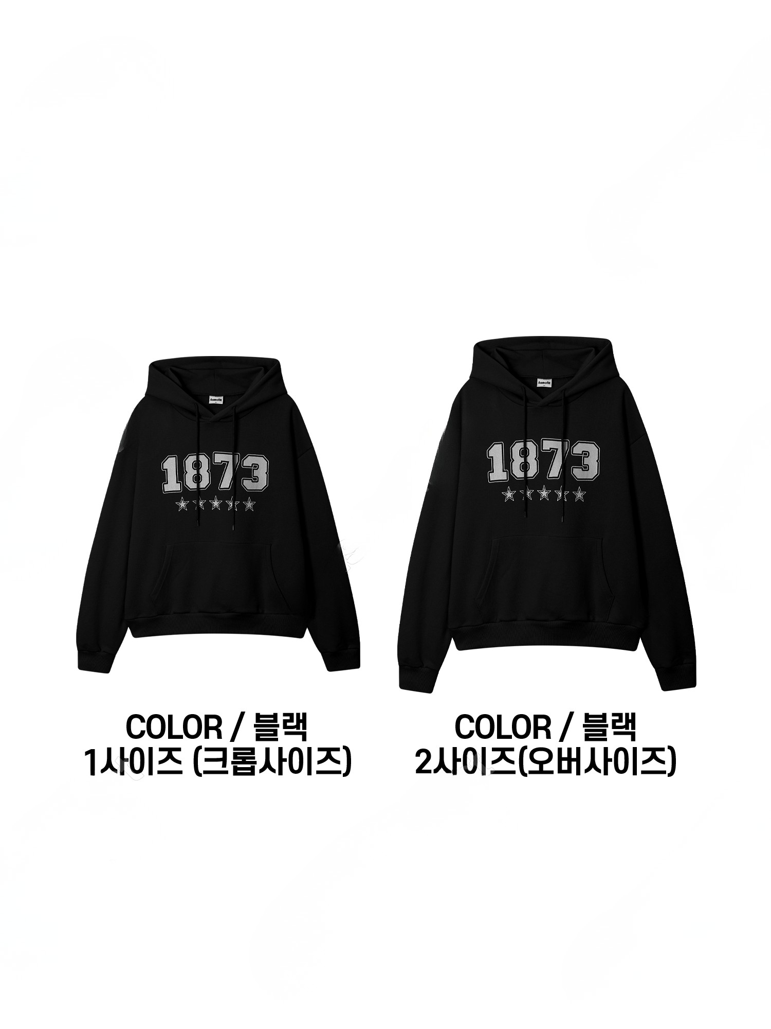 THankus 1873 情侶帽T｜尺寸表