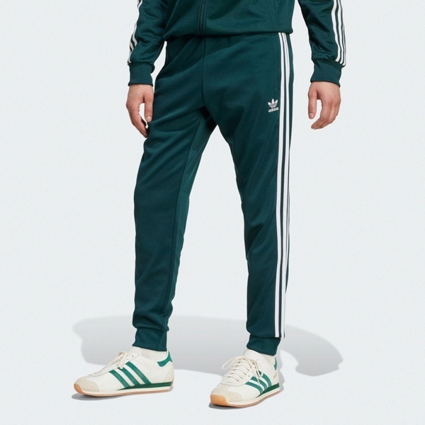 Adidas 愛迪達 Sst Tp JY1288 男 長褲 運動長褲 休閒長褲 綠 白 亞版