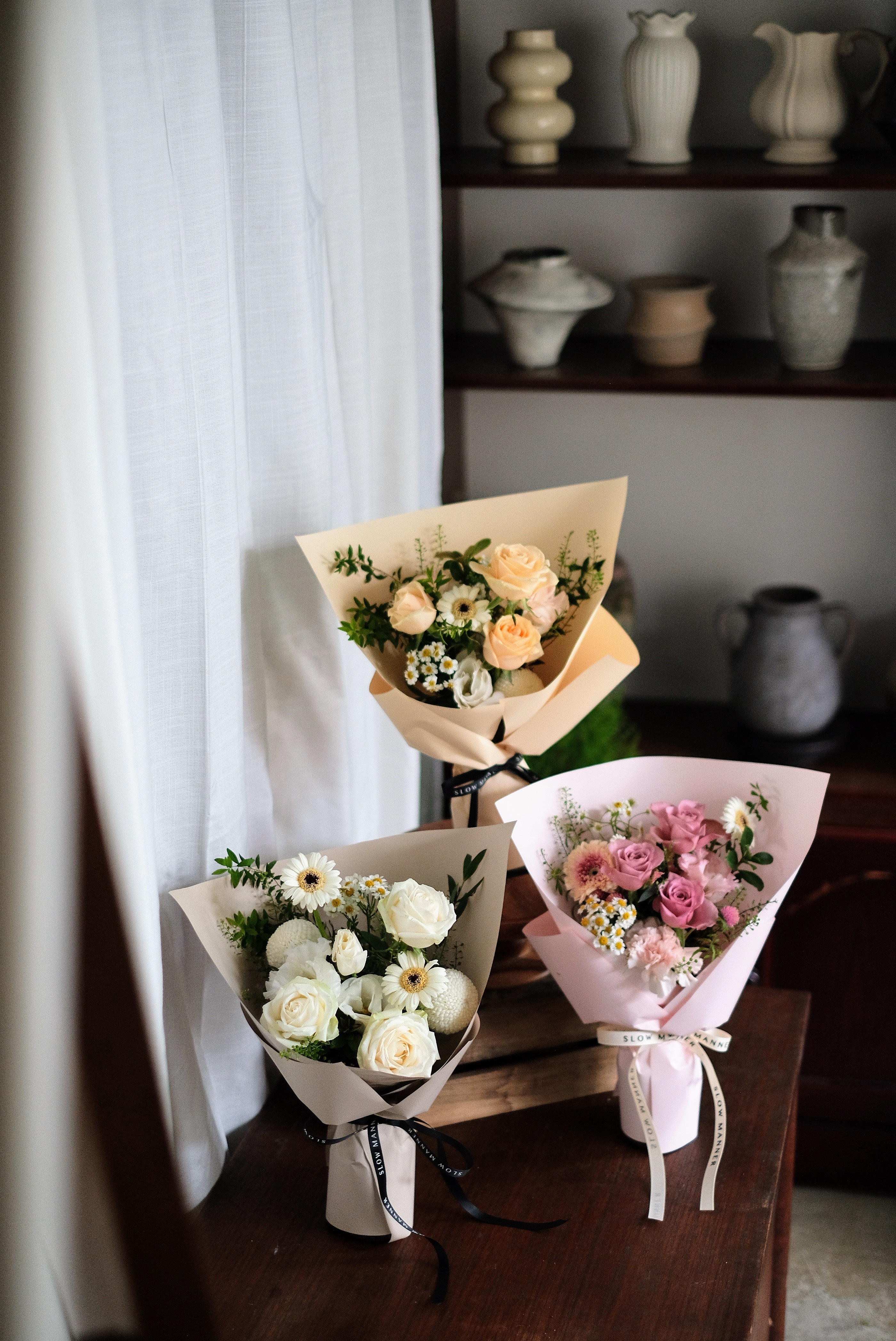 微氣泡｜情意重小花束（附小花瓶）