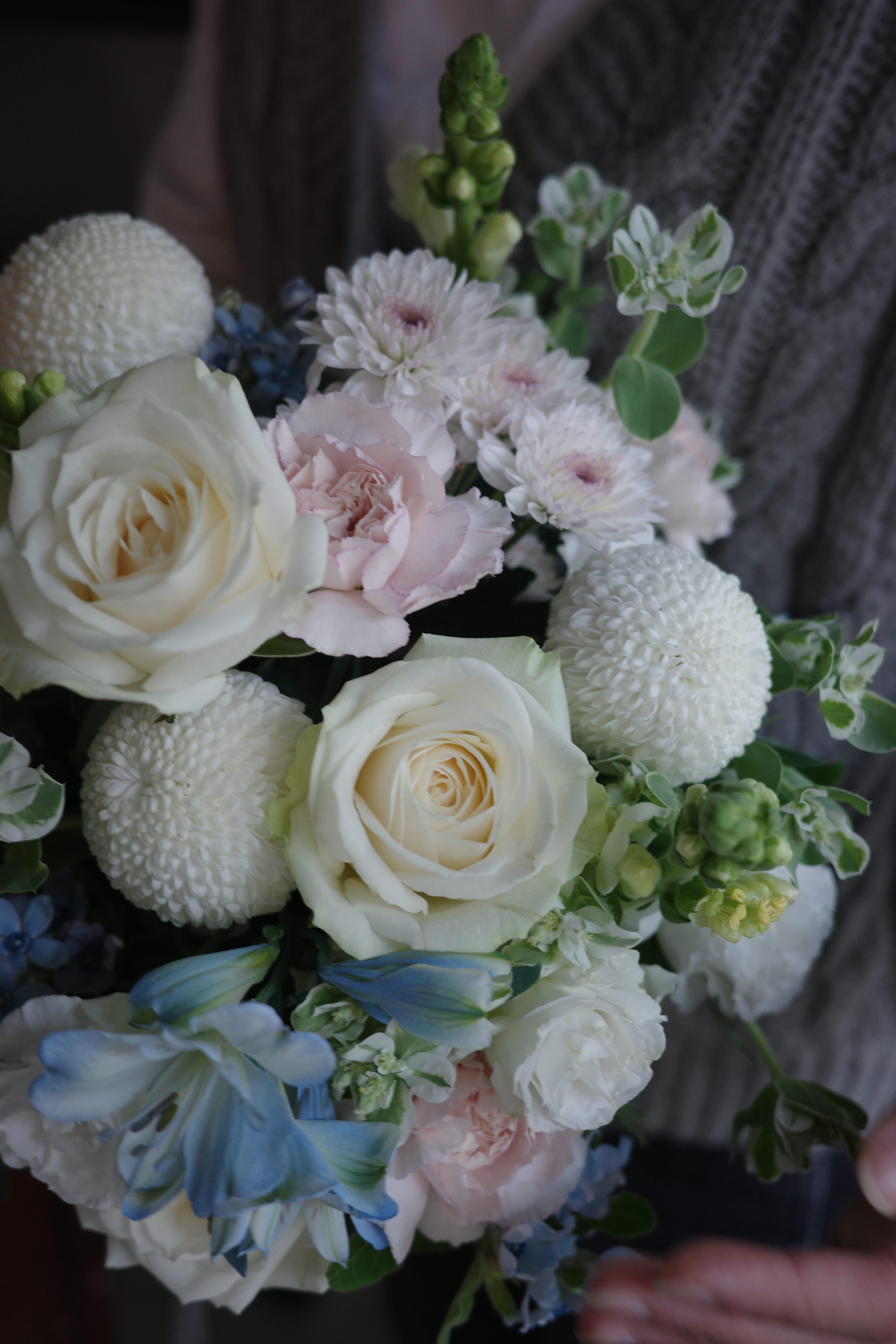 你是我心裡的晴天｜圓形捧花