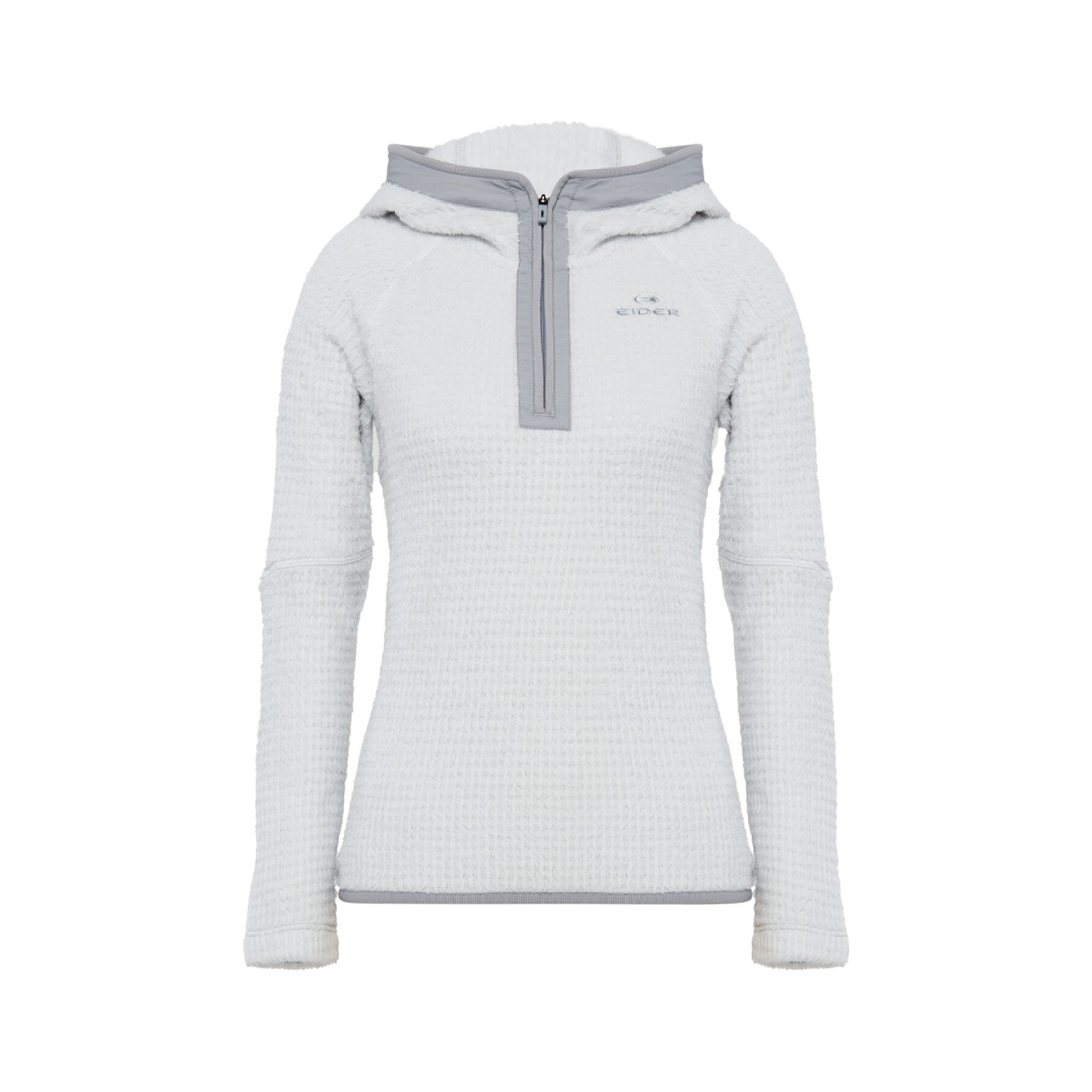 【EIDER】女Heritage Polartec保暖上衣/25EDWU25244-[深紅棕、淺灰]