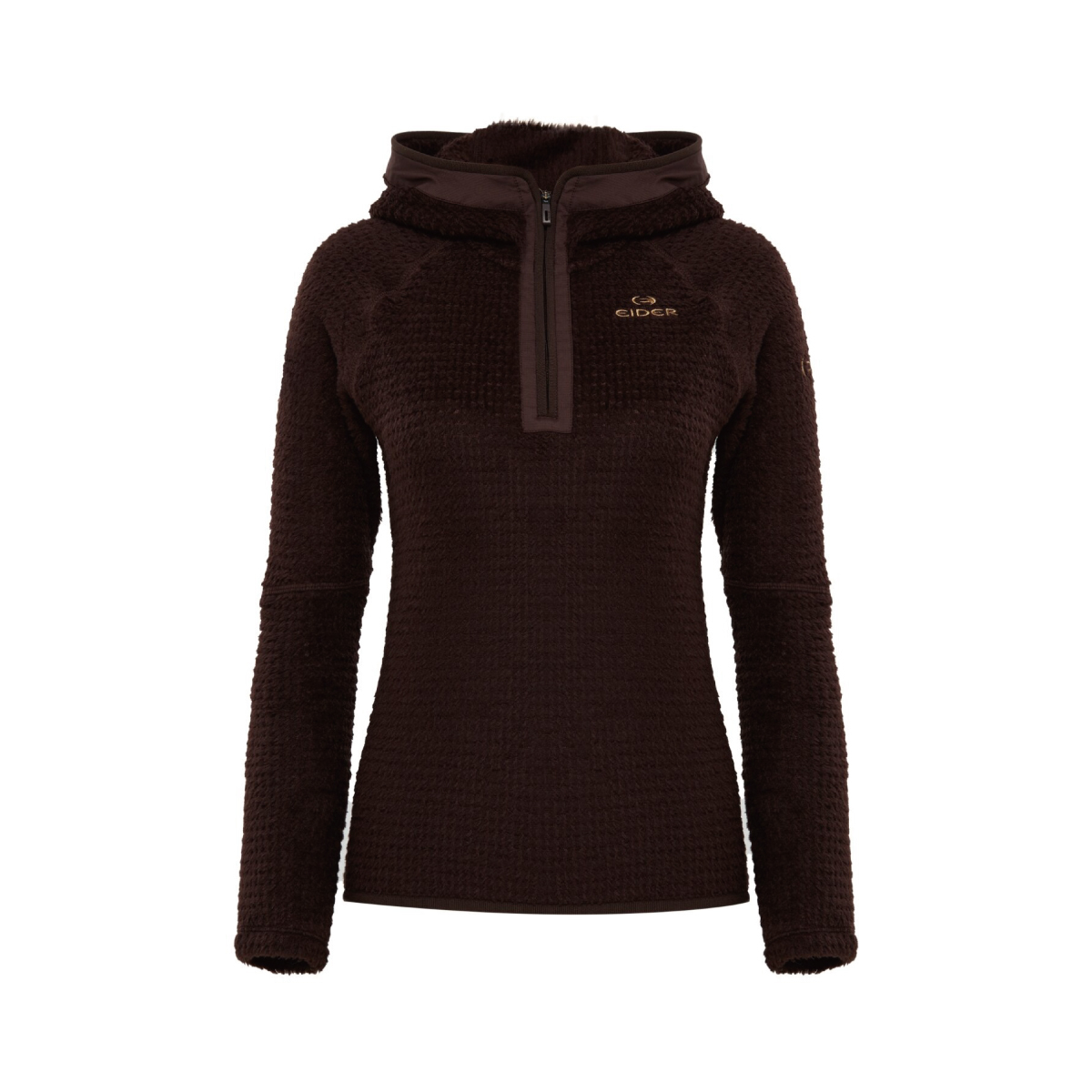 【EIDER】女Heritage Polartec保暖上衣/25EDWU25244-[深紅棕]