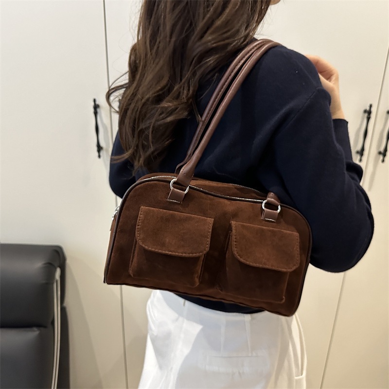 Vintage Luxe Handheld Shoulder Hobo Bag