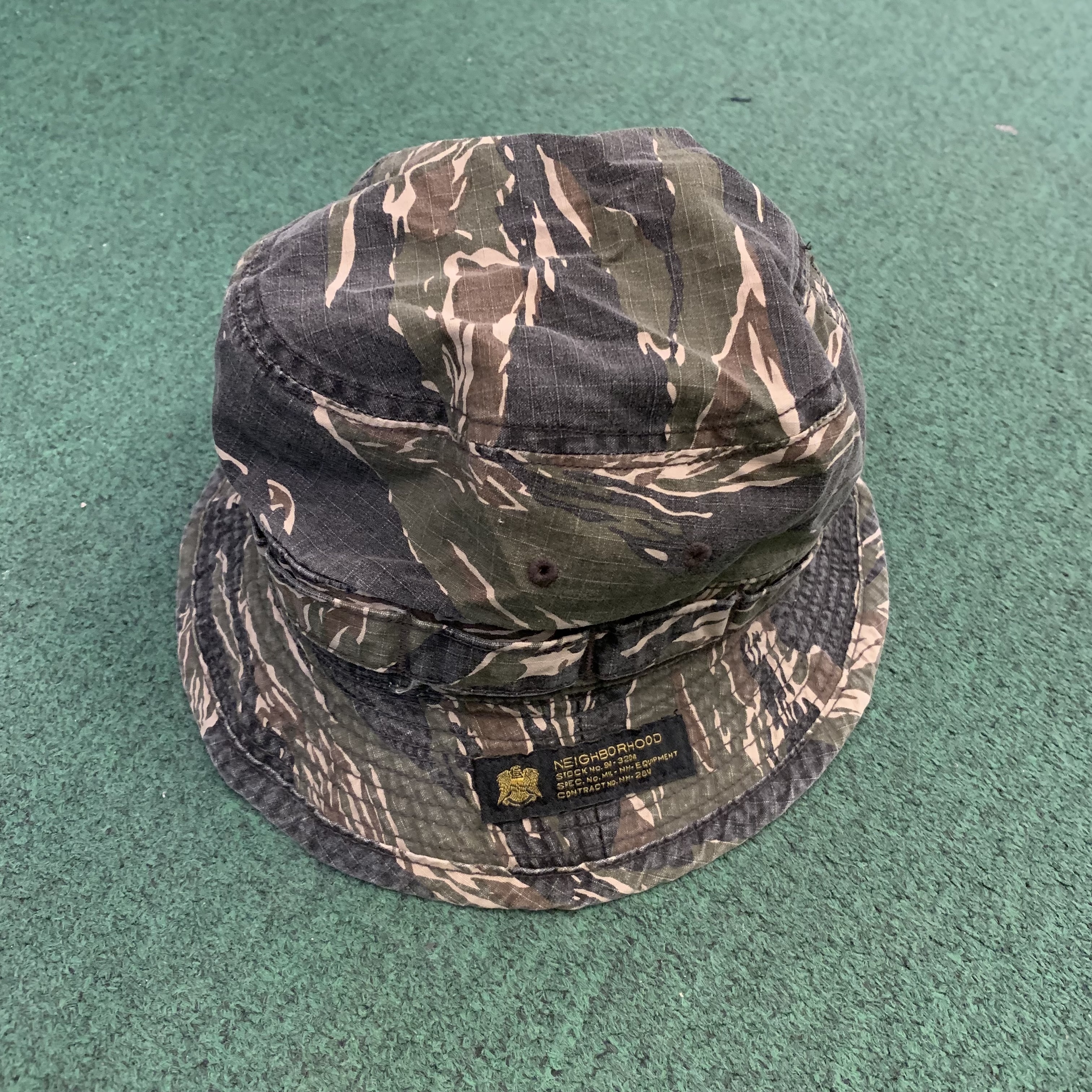 NEIGHBORHOOD BUCKET CAMO HAT - IN STOCK NOW (現貨發售中)