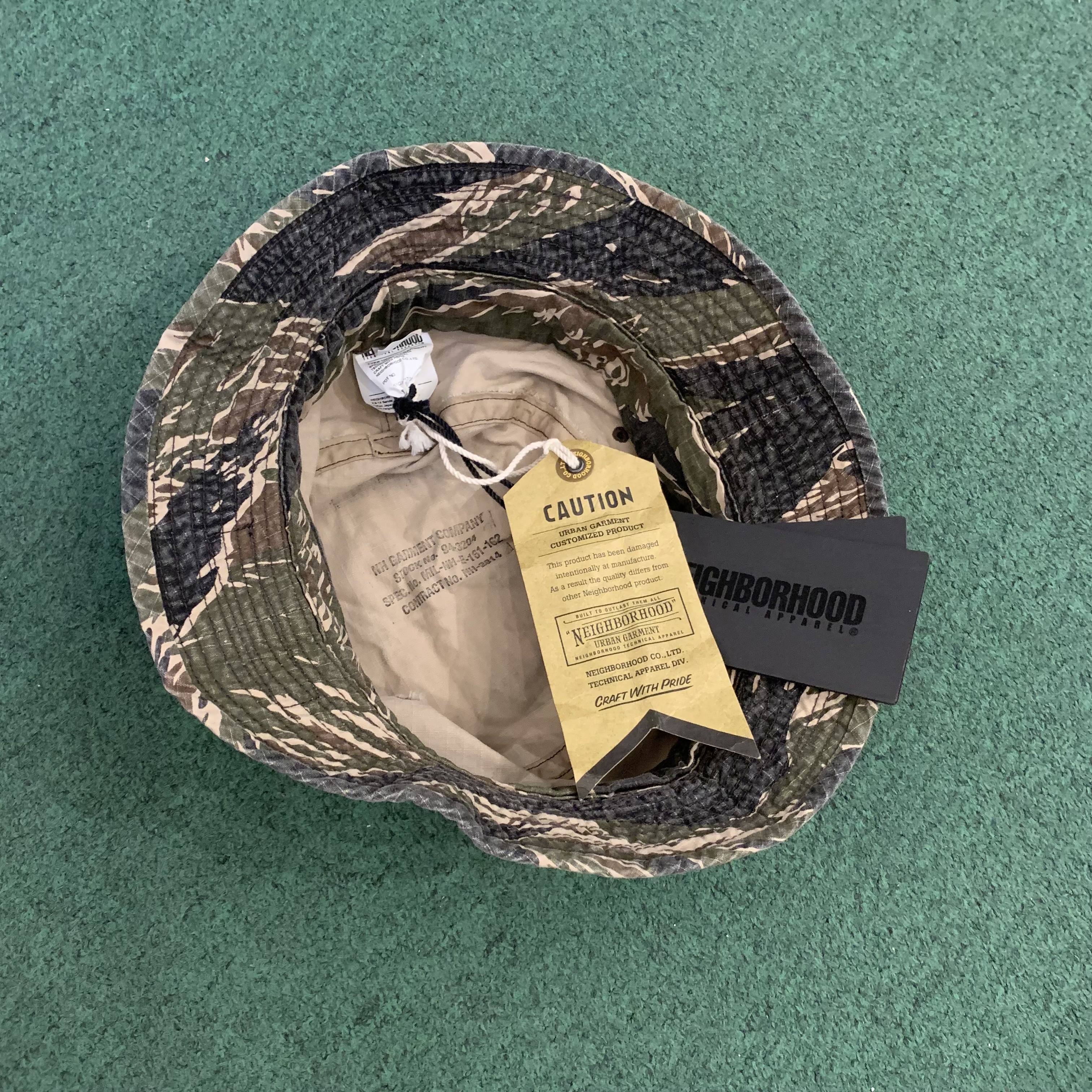 NEIGHBORHOOD BUCKET CAMO HAT - IN STOCK NOW (現貨發售中)