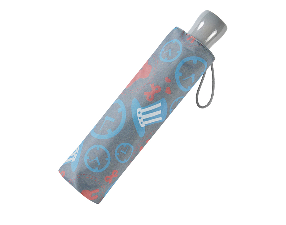 RAINSTORY時光魔法兔抗UV手開輕細口紅傘