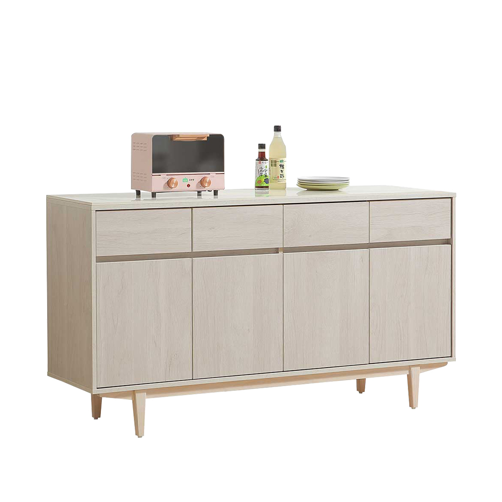 貝莎5尺岩板收納餐櫃/碗盤櫃/置物矮櫃/電器櫃/玄關櫃(下座)