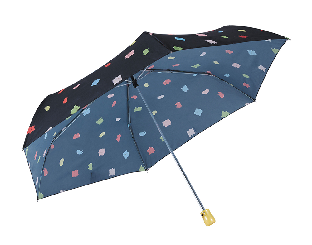 RAINSTORY軟糖熊抗UV手開輕細口紅傘
