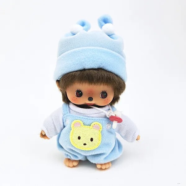 Monchhichi Babychichi Dress Type Boy (Bear) Plush Toy