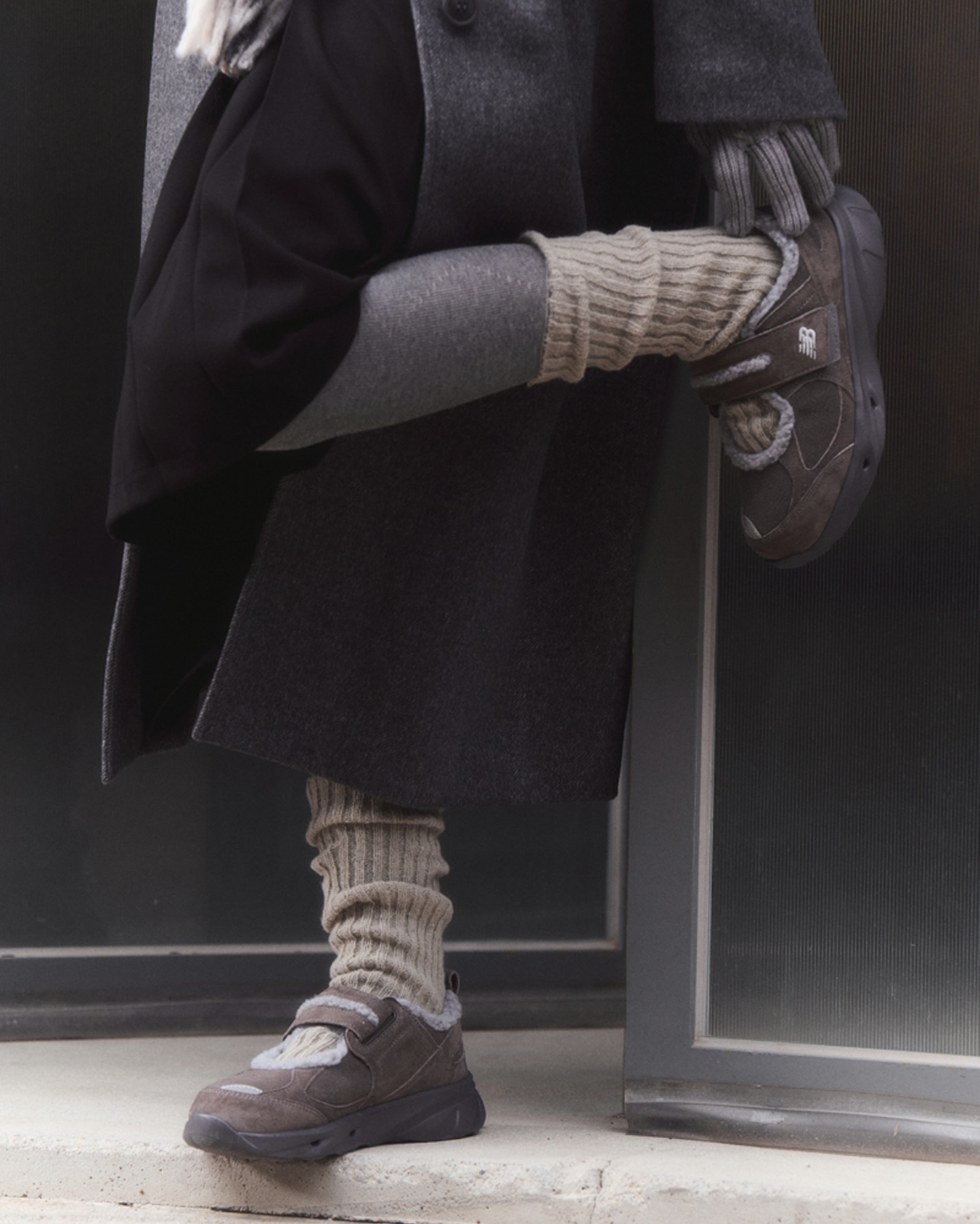 預購┃韓國限定 new balance WINTER BREEZE 泰迪毛毛款 麂皮 瑪莉珍 咖啡色