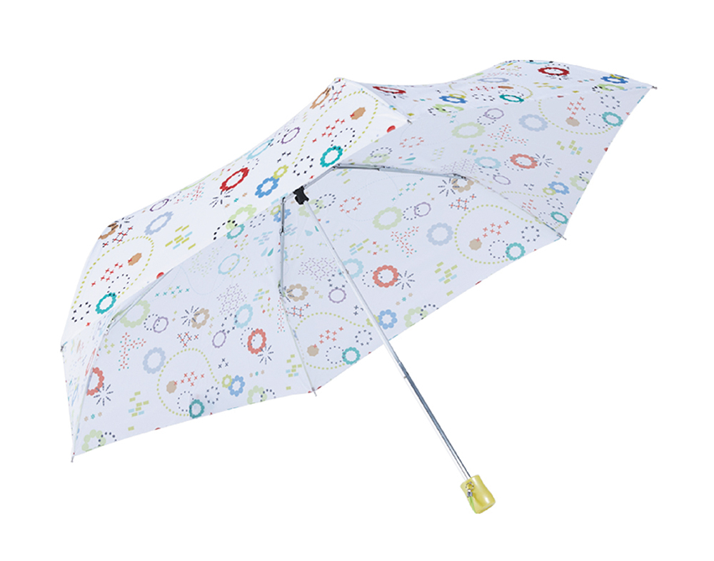 RAINSTORY繽紛幾何抗UV手開輕細口紅傘