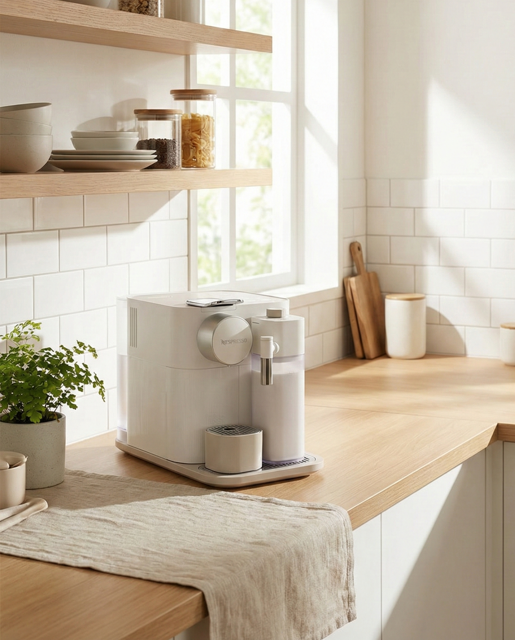 [月付型出租方案] Nespresso | 膠囊咖啡機 Gran Lattissima 清新白