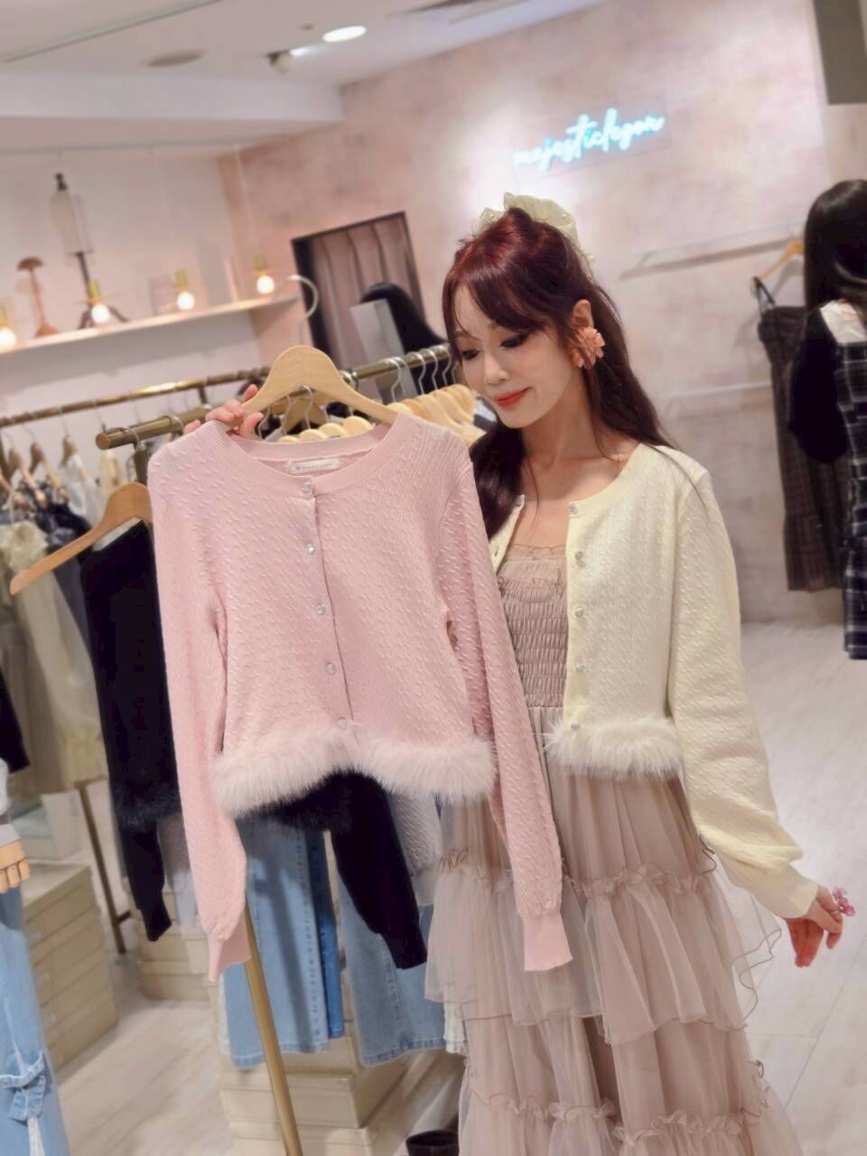 🎄日貨✨️千金毛毛外套