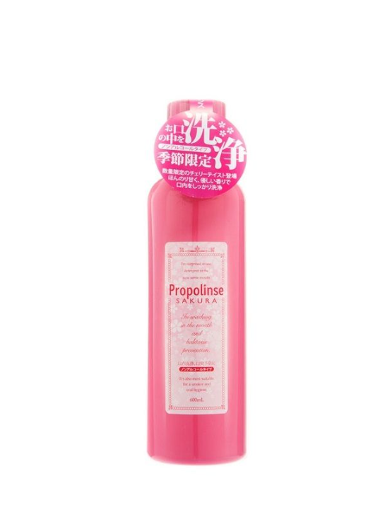 【直播】LL112841 Propolinse 櫻花漱口水 600ML (3支裝)