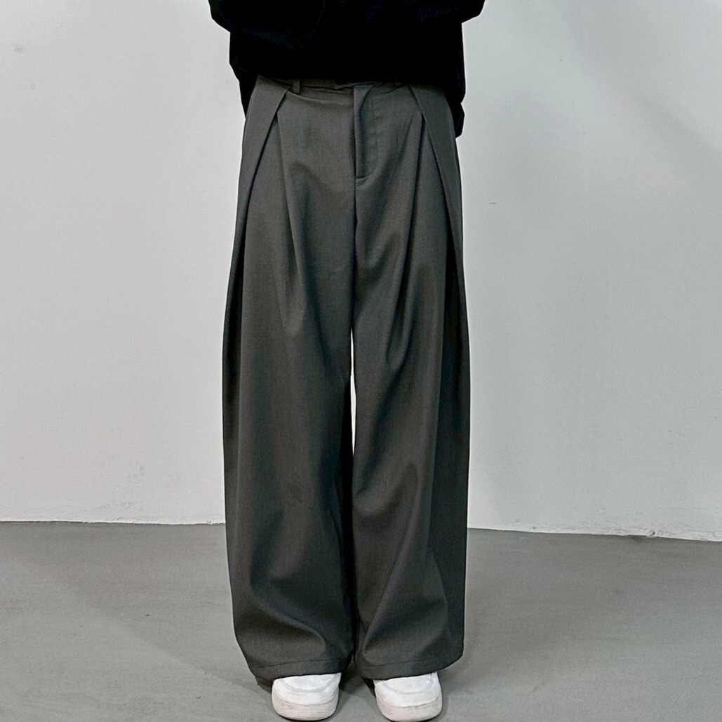 質感滿分‼️挺感打摺西裝褲