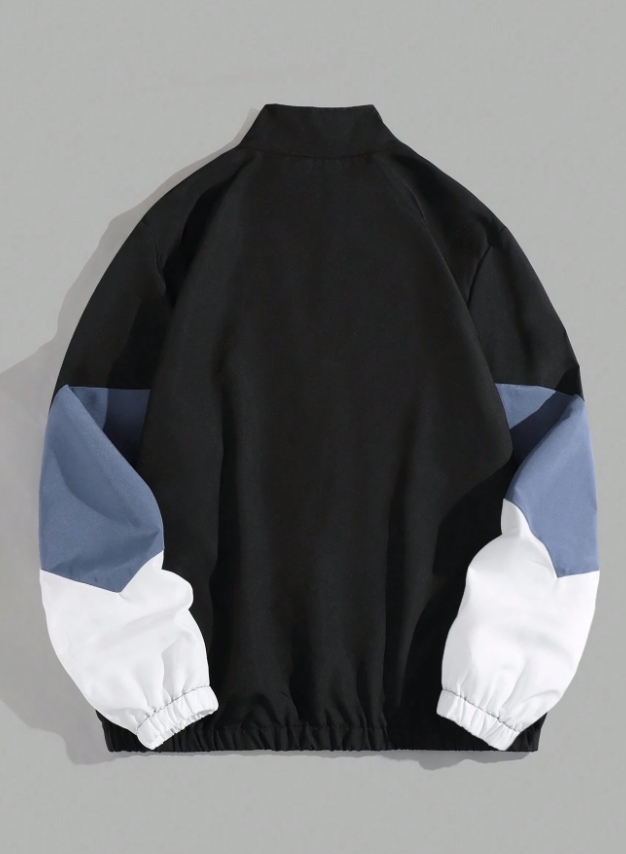 KADMAX大尺碼-男士拼色簡約外套〈KSMS2666〉