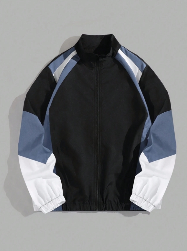 KADMAX大尺碼-男士拼色簡約外套〈KSMS2666〉