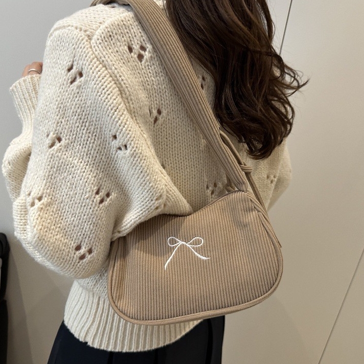 Korean Chic Ruched Shoulder Handbag