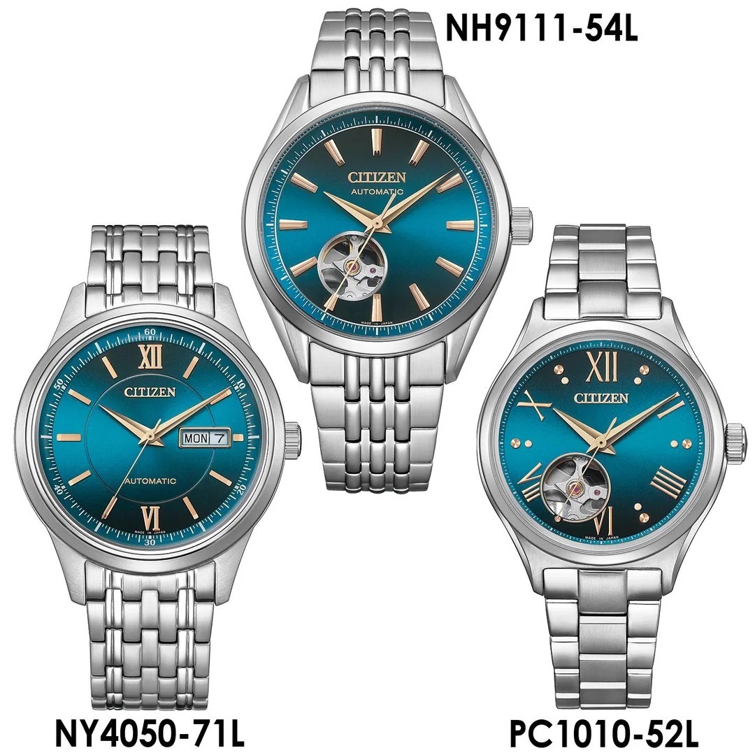 Citizen 星辰 Collection "Kinpekiju" Limited Analog Mechanical Stainless Steel Strap Watch NH9111-54L 男士 , NY4050-71L 男士 , PC1010-52L女士 金碧珠系列 限量版 機械手錶